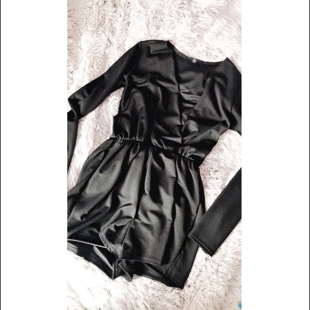 Missguided Black Romper